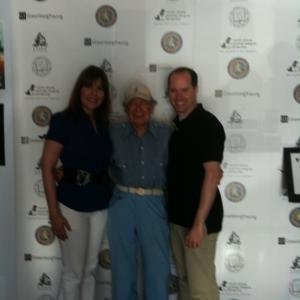 Actor Mike Roche, Agent Archer King, Actress Liane Wunderlich Long Island Film Festival