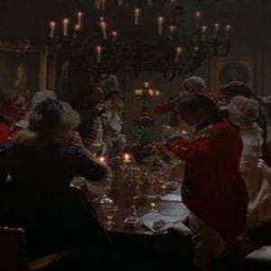 As Redcoat Officer (center-right of frame) in Hornblower: The Duchess and the Devil