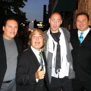 (Left to right) M. Chapa, Robert ZDar, James Vallo, Tony DeGuide at Spaced Out the movie Premiere!