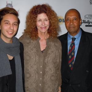 Enrique Pedraza, Vivienne Powell, and Jimmy at event of Song From A Blackbird (2014)