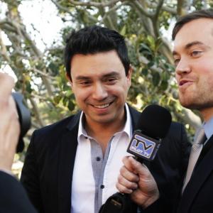 Pilot TV interview Allen Warchol at the Beverly Hills Film Festival. Allen Warchol and Dean Mohrmann