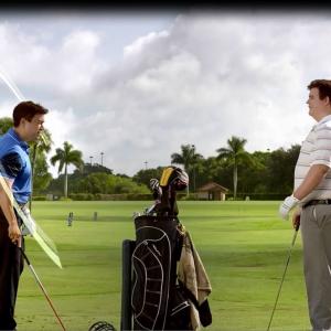 Still of Allen Warchol and Caleb Emery in commercial Spot  Nice Graphics