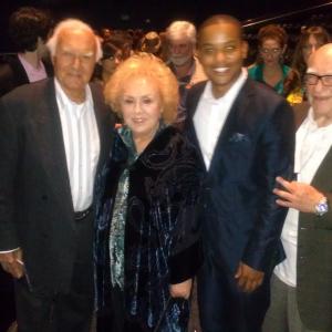 Doris Roberts, Robert Loggia,Ron G (the cast of Margarine Wars )& Ed Asner