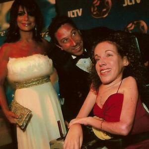 Jackie Julio with Paula Abdul and Doug Olear