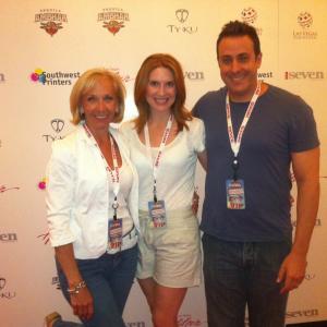 Pat Patterson, Summer Crockett Moore, Tony Glazer at Las Vegas Film Festival