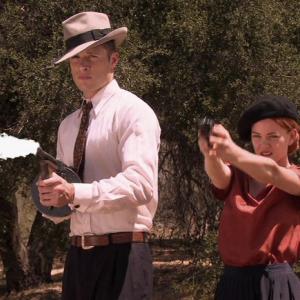 Ashley Hayes and Jim Poole as BONNIE  CLYDE JUSTIFIED
