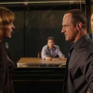 Still of Christine Lahti Eric McCormack Christopher Meloni and Dann Florek in Law amp Order Special Victims Unit 1999