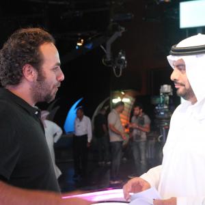 Mahmoud Rashed Khalifa Al Suwaidi On the Set of khatwa