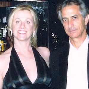 Good Night and Good Luck after party. David Strathairn and Patty Casby