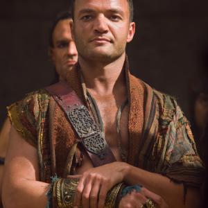 Still of Nick E. Tarabay and Stephen Dunlevy in Spartacus: Blood and Sand (2010)