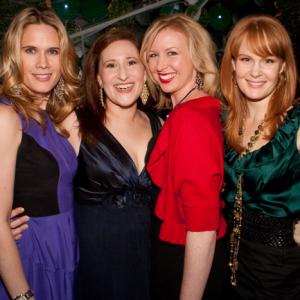 Stephanie March, Maia Madison, Amber Gainey Meade, and Kate Baldwin at the 2009 Off Broadway opening night of 