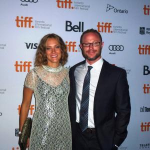 Alexia Rasmussen & Faust Checho at the 2013 Toronto International Film Festival