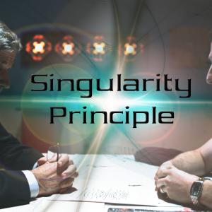 William B. Davis and Michael Patrick Denis in Singularity Principle (2013)