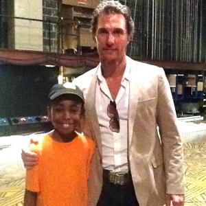 Niles Fitch and Matthew McConaughey