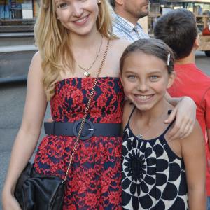 Caitlin Carmichael and Dove Cameron at Variety's Power of Youth 2013