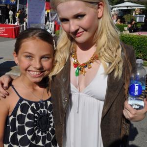 Caitlin Carmichael and Abigail Breslin at Varietys Power of Youth 2013