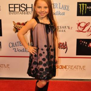 Caitlin Carmichael at VIP Red Carpet  Private Screening of The Anniversary at Shallow Creek November 4 2010