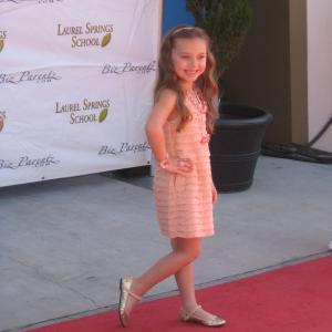 Caitlin Carmichael on Red Carpet at 2010 CARE Awards at Universal Studios March 14 2010