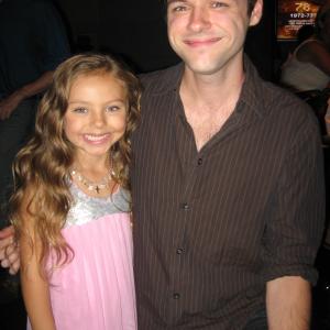 Caitlin Carmichael and Christopher Denham at cast party for feature film Forgetting the Girl New York City August 2009