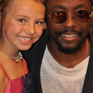 Caitlin Carmichael and william of The Black Eyed Peas at the Rob Dyrdek Foundation VIP Benefit 2011