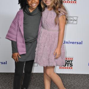 Caitlin Carmichael and Skai Jackson at NBCUniversal 6th Annual Short Cuts Festival October 2011
