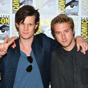 Matt Smith and Arthur Darvill at event of Doctor Who 2005