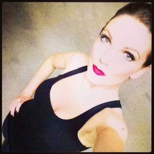 Tricia Lyn Scott  On Set Makeup Shot  Avenge