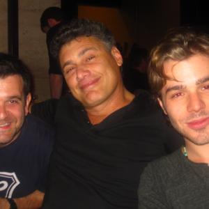 with Steven Bauer and Gino Cafarelli