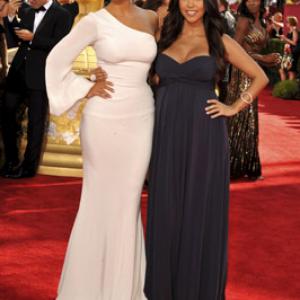 Kourtney Kardashian and Kim Kardashian West at event of The 61st Primetime Emmy Awards (2009)