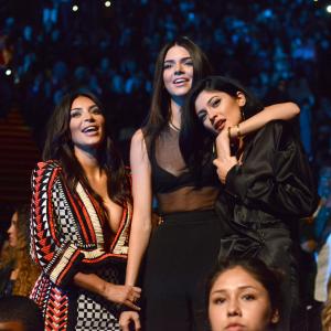 Kim Kardashian West, Kylie Jenner and Kendall Jenner at event of 2014 MTV Video Music Awards (2014)