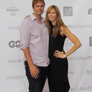 Brian Rusch with Randy Taran at the San Diego Film Festival