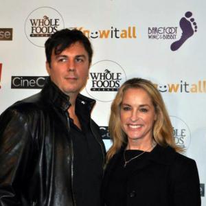 Brian Rusch and Amanda Wyss at the Los Angeles premier of Project Happiness