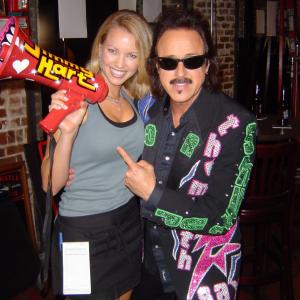 Christine with Jimmy Hart 