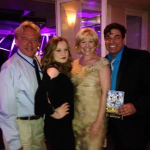 Anne Clare Gibbons-Brown at the 2014 Theater World Awards after party at the Copa with (from the right)2 time Emmy and 2 time Tony winning producer Dale Badway, noted Cabaret singer Missy Keene,Ms. Gibbons-Brown and Broadway musical director Ken Lundie