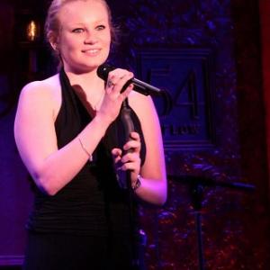 Anne Clare Gibbons-Brown sings at 54 Below - Broadway's Nightclub