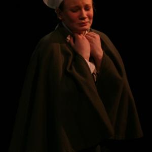 Anne Clare Gibbons-Brown as Mary Warren in Arthur Miller's The Crucible