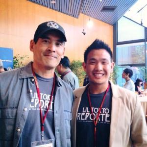 Academy Award-Winner Chris Tashima & Director Jeffrey Gee Chin at Visual Communications Film Festival