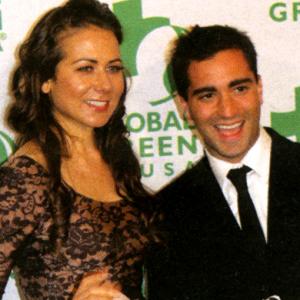 Richard Khouri and Jane Graves at the Global Green Oscar Party, Hollywood