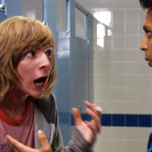 Still of Danny Flaherty and Ron Mustafa in Skins 2011