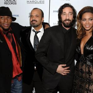 Adrien Brody Yasiin Bey Beyonc Knowles and Jeffrey Wright at event of Cadillac Records 2008