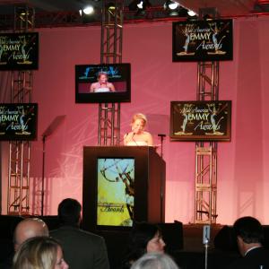 Presenting at the MidAmerica Emmy Awards