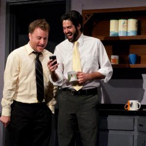 Brett Sheridan (left) and Nick Greco perform sketch comedy for ACME Saturday Night