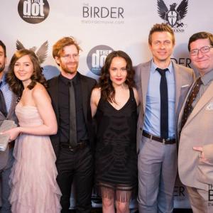 The cast and director of The Birder. April 3, 2014 WINDSOR.