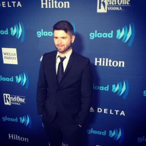Cameron Thrower attends the 2015 GLAAD awards at the Beverly Hilton