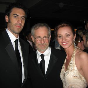 Sacha Baron Cohen, Steven Spielberg, Elena Beuca