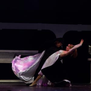 John Shryock & Mari Lynn dancing during The Vampire from the Stars of Magic 26 anniversary show.