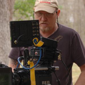 Troy Hart on set of The Ugly