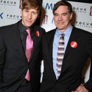Gus Van Sant and Dustin Lance Black at event of Milk 2008