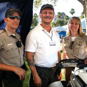 With members of the Rancho Mirage California Police Department