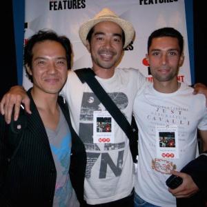 Yasu Suzuki Kosuke Furukawa and Giacomo Arrigoni at event in New York City